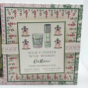 Cath Kidston Home Fragrance Candle and Room & Body Spray Orange Blossom Scent